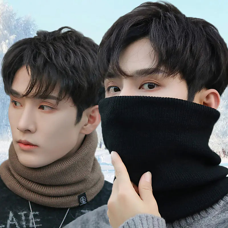 Bufanda de Lana Tejida Gruesa Unisex